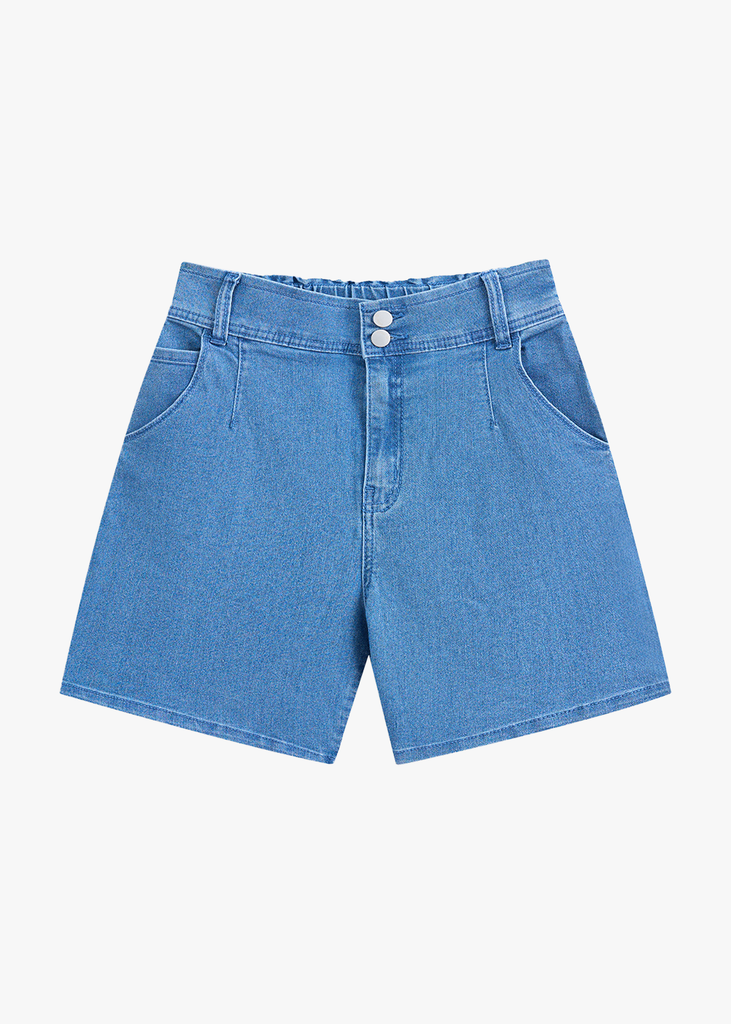 Quần Sooc Jeans Nữ Dáng Suông