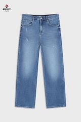 Quần Dài Jeans Nữ Ống Đứng