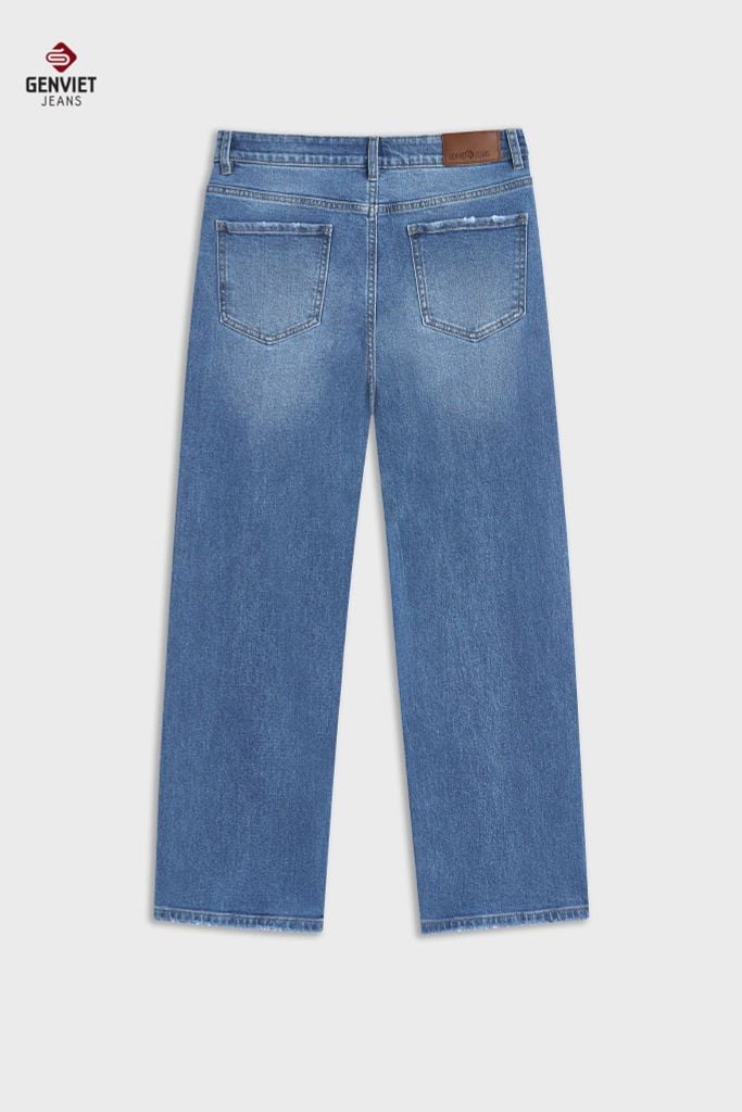 Quần Dài Jeans Nữ Ống Đứng