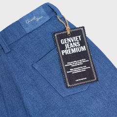 Quần Jeans Nữ Suông Vảy