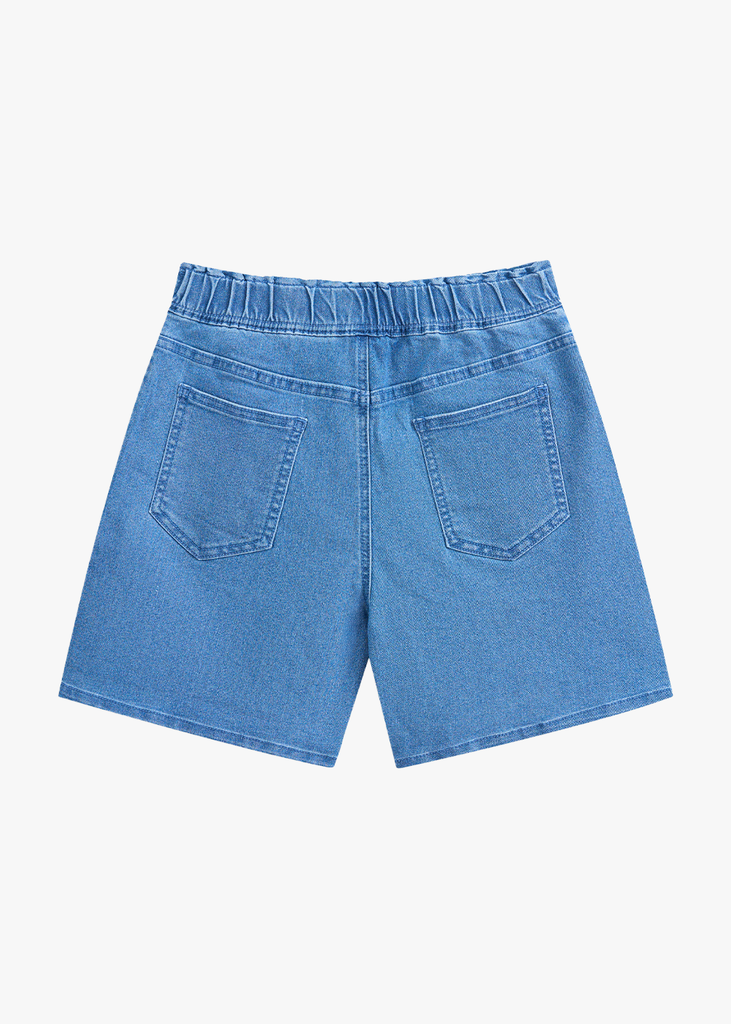 Quần Sooc Jeans Nữ Dáng Suông