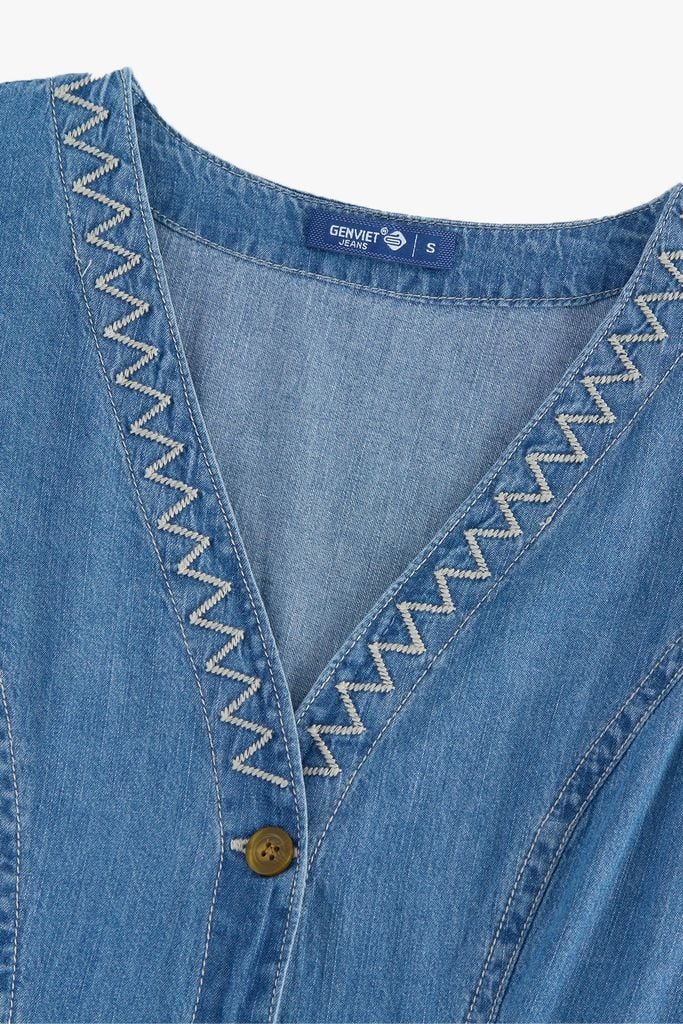 Đầm Jean Chữ A Nữ