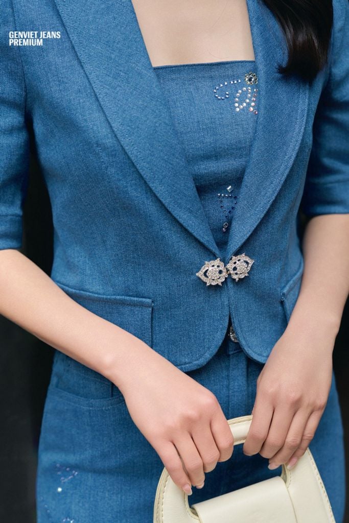 Áo Khoác Jeans Nữ 1 Lớp