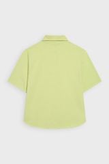 Áo Sơmi Cộc Tay Nữ Croptop