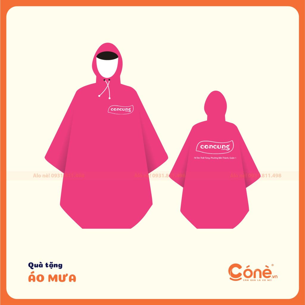 Áo Mưa Bền Bỉ Cone | Áo mưa chữ A chất lượng cao cấp