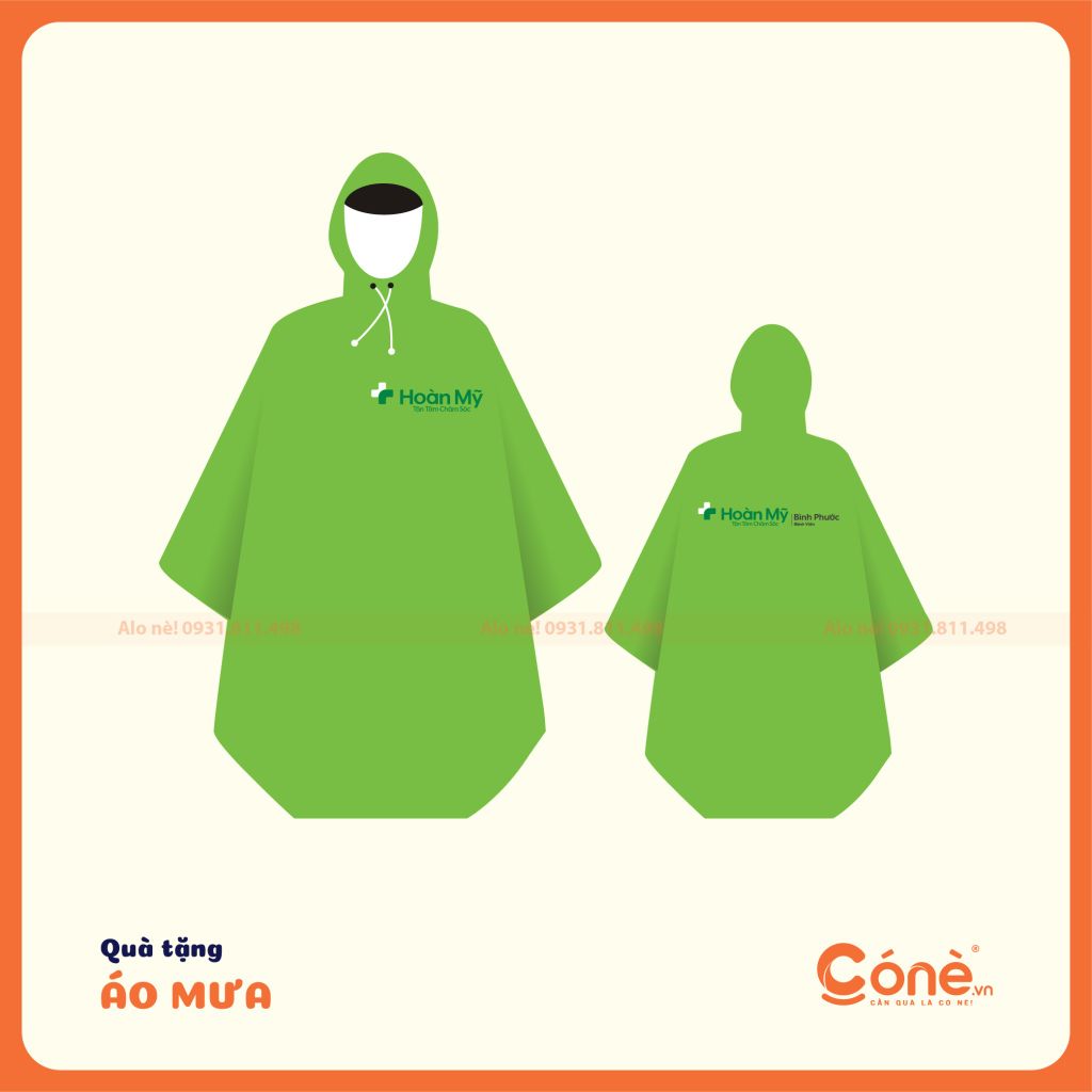 Áo Mưa Bền Bỉ Cone | Áo mưa chữ A chất lượng cao cấp