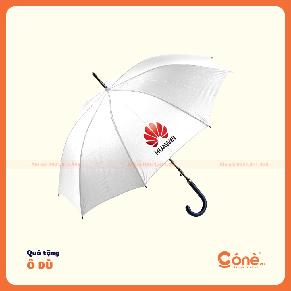Ô Dù Đồng Hành Cone | Ô Dù Cán Cong