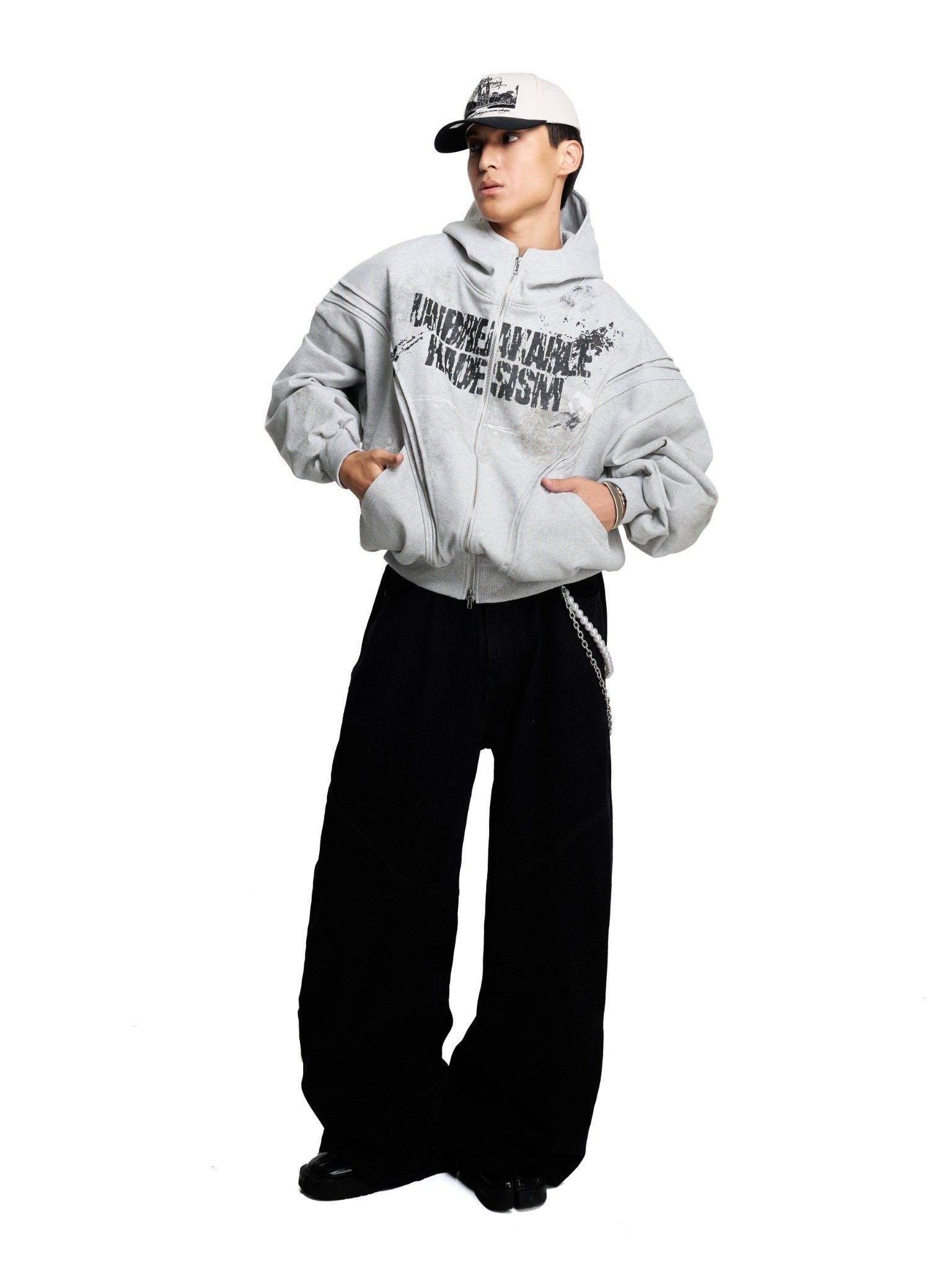 HADES ROCK SOLID ZIP HOODIE