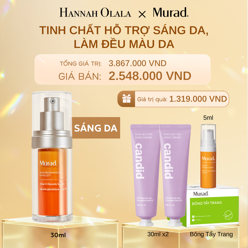 DEAL 2: TINH CHẤT HỖ TRỢ SÁNG DA, LÀM ĐỀU MÀU DA 30ML