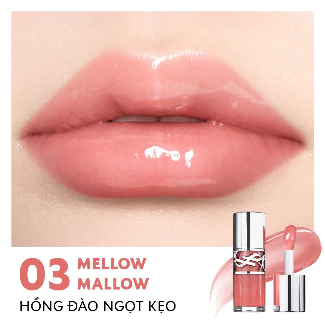 A973_DEAL 9: SON BÓNG THỜI THƯỢNG YSL LOVESHINE PLUMPING LIP OIL GLOSS