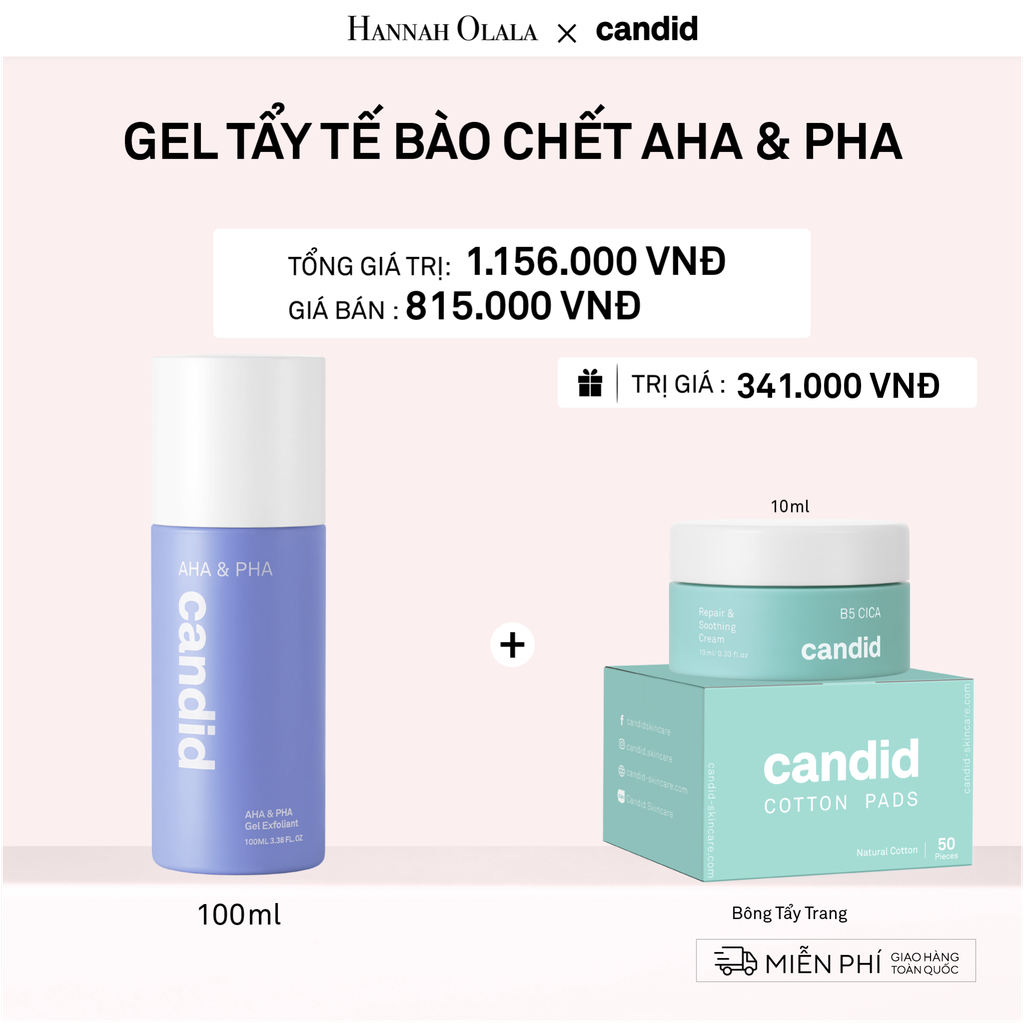 DEAL 5: GEL TẨY TẾ BÀO CHẾT AHA & PHA 100ML