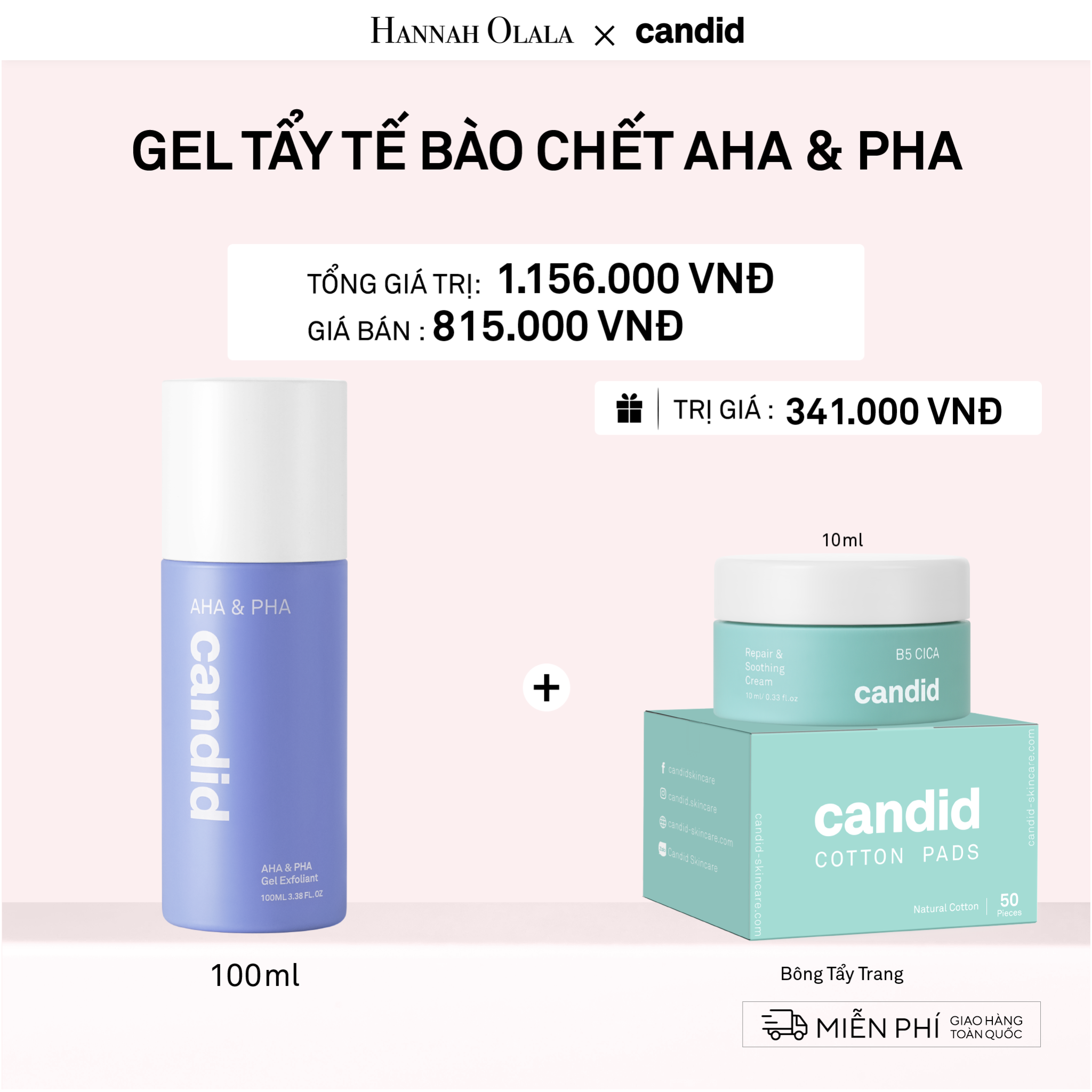 DEAL 5: GEL TẨY TẾ BÀO CHẾT AHA & PHA 100ML