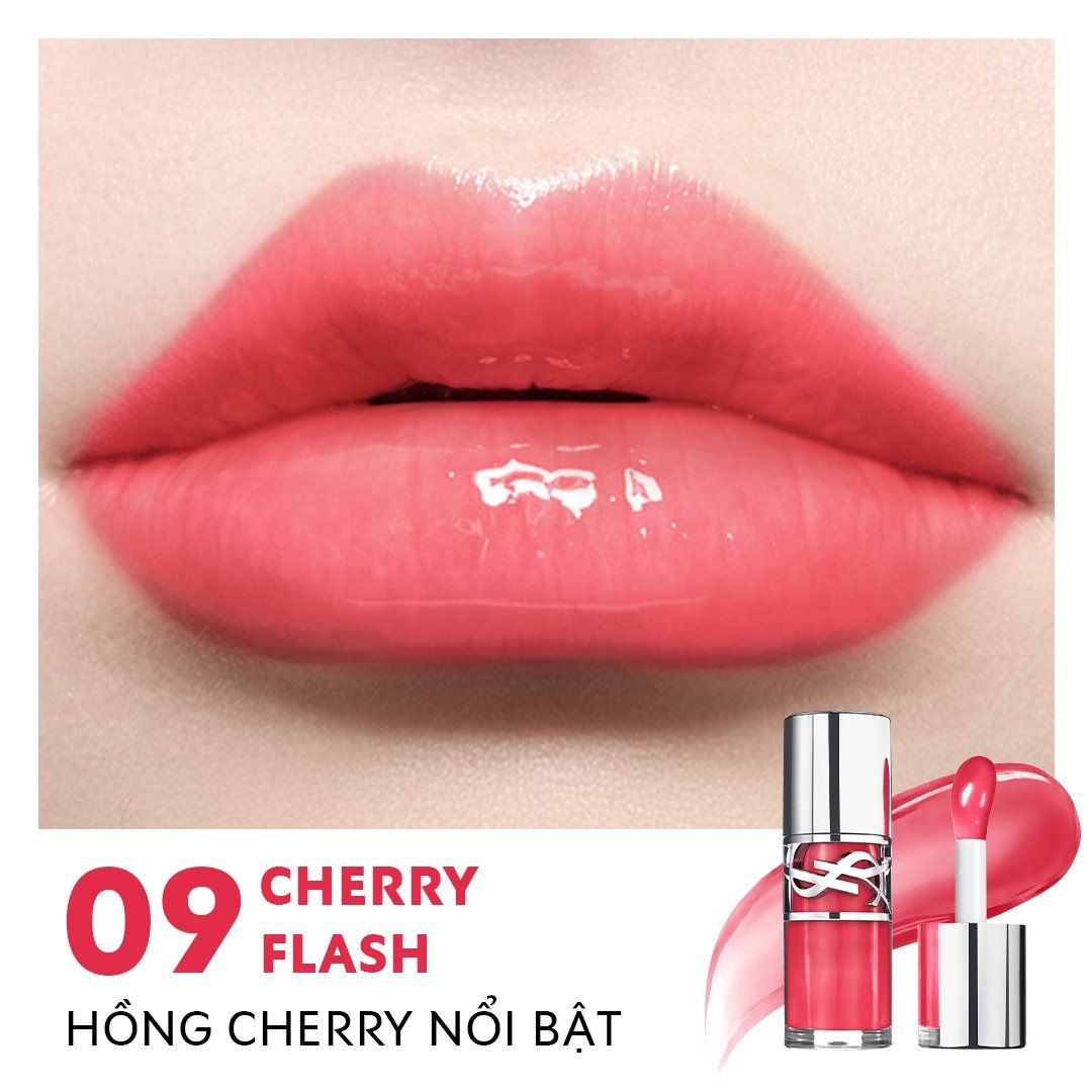 A973_DEAL 9: SON BÓNG THỜI THƯỢNG YSL LOVESHINE PLUMPING LIP OIL GLOSS
