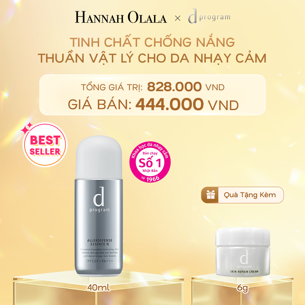 DEAL 6: TINH CHẤT CHỐNG NẮNG KIỀM DẦU AN TOÀN CHO DA NHẠY CẢM D PROGRAM ALLERDEFENSE ESSENSE 40ML
