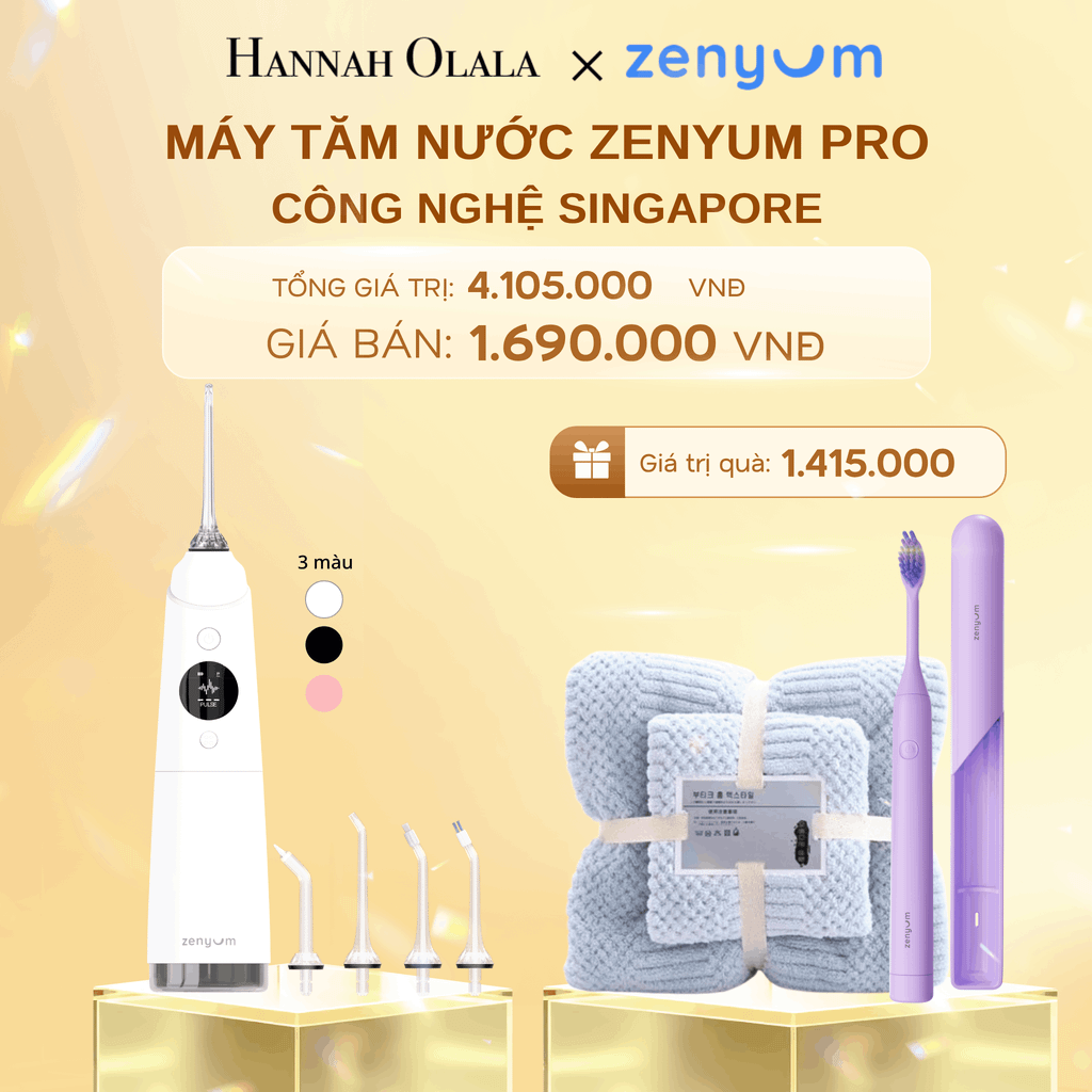 DEAL 1: MÁY TĂM NƯỚC ZENYUM PRO - CÔNG NGHỆ SINGAPORE