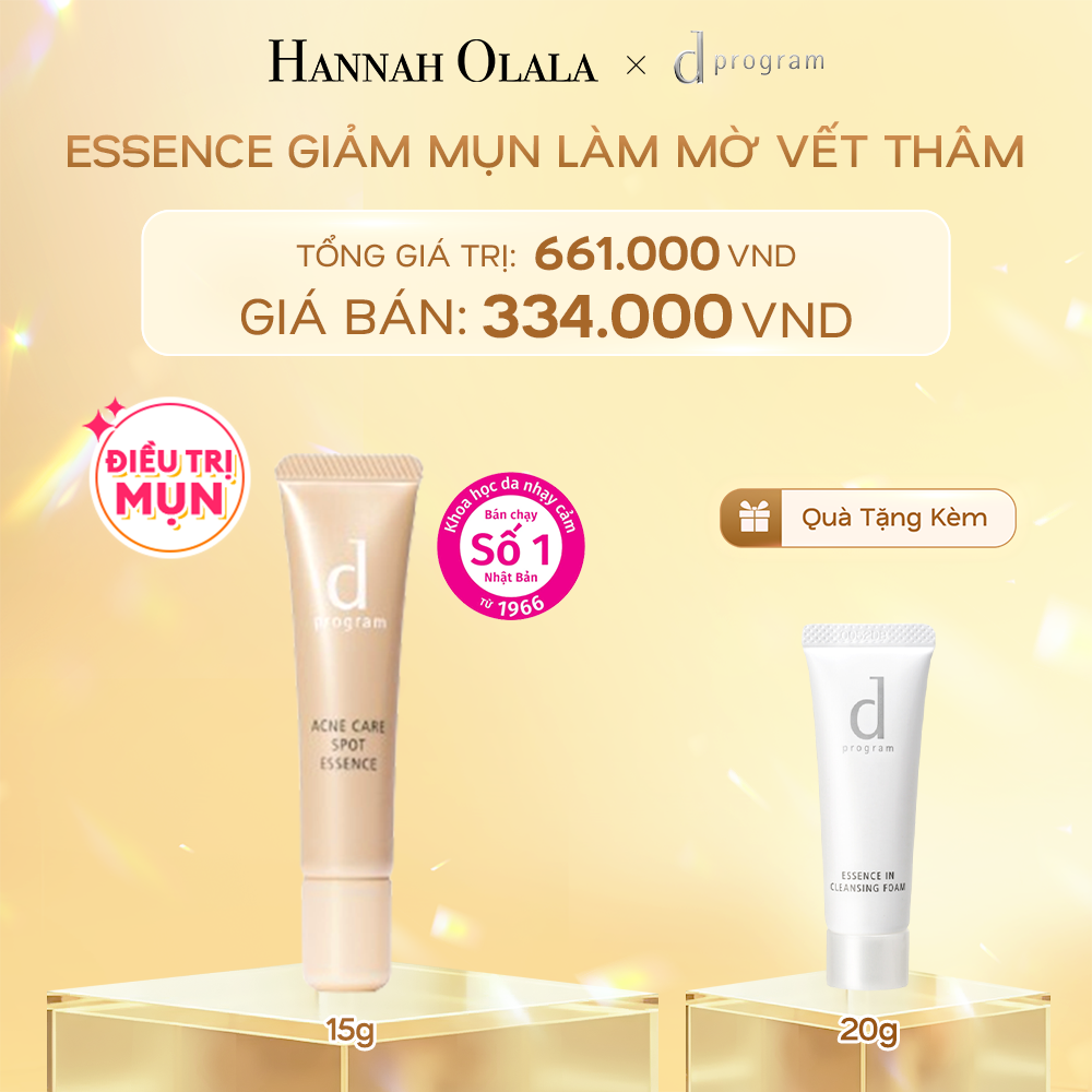 DEAL 9: ESSENCE GIẢM MỤN VÀ LÀM MỜ VẾT THÂM D PROGRAM ACNE CARE SPOT ESSENCE 15G