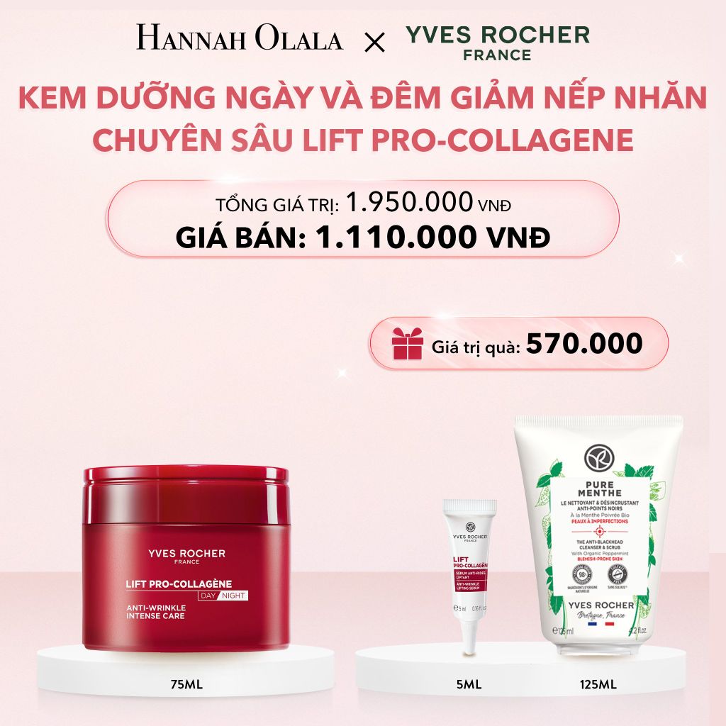 E831_DEAL 10: KEM DƯỠNG NGÀY VÀ ĐÊM GIẢM NẾP NHĂN CHUYÊN SÂU LIFT PRO-COLLAGENE