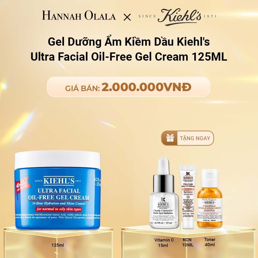DEAL 12: GEL DƯỠNG ẨM KIỀM DẦU KIEHL'S ULTRA FACIAL OIL-FREE GEL CREAM 125ML