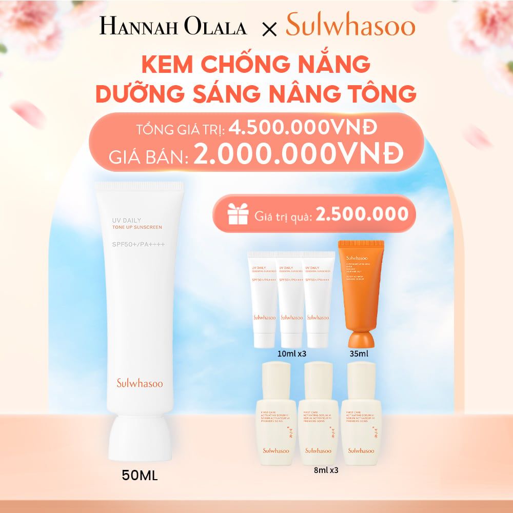 A777_DEAL 12: KEM CHỐNG NẮNG NÂNG TÔNG DAILY TONEUP SUNSCREEN 50ML