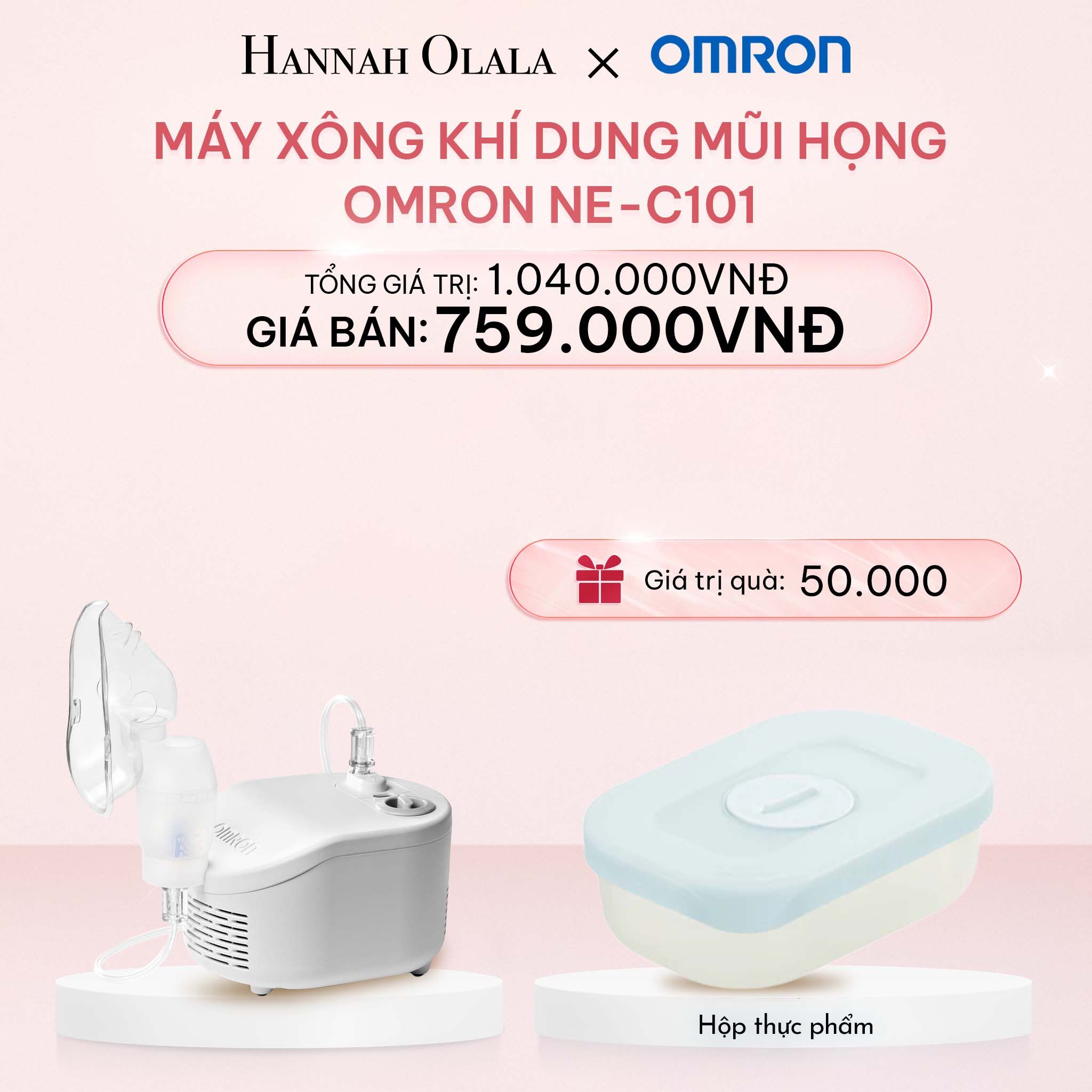 E675_DEAL 9: MÁY XÔNG KHÍ DUNG MŨI HỌNG OMRON NE-C101