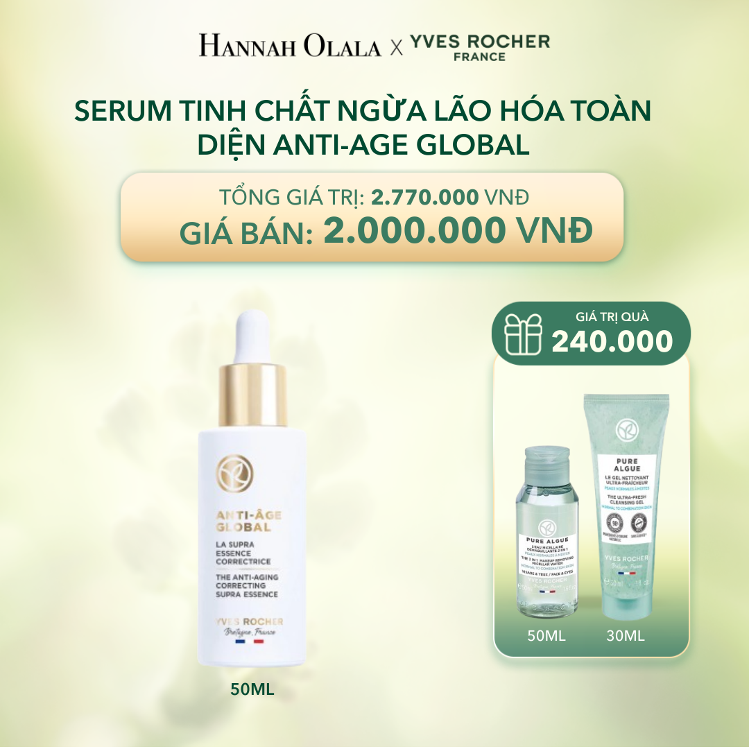 DEAL 19: SERUM TINH CHẤT NGĂN NGỪA LÃO HÓA TOÀN DIỆN ANTI-AGE GLOBAL