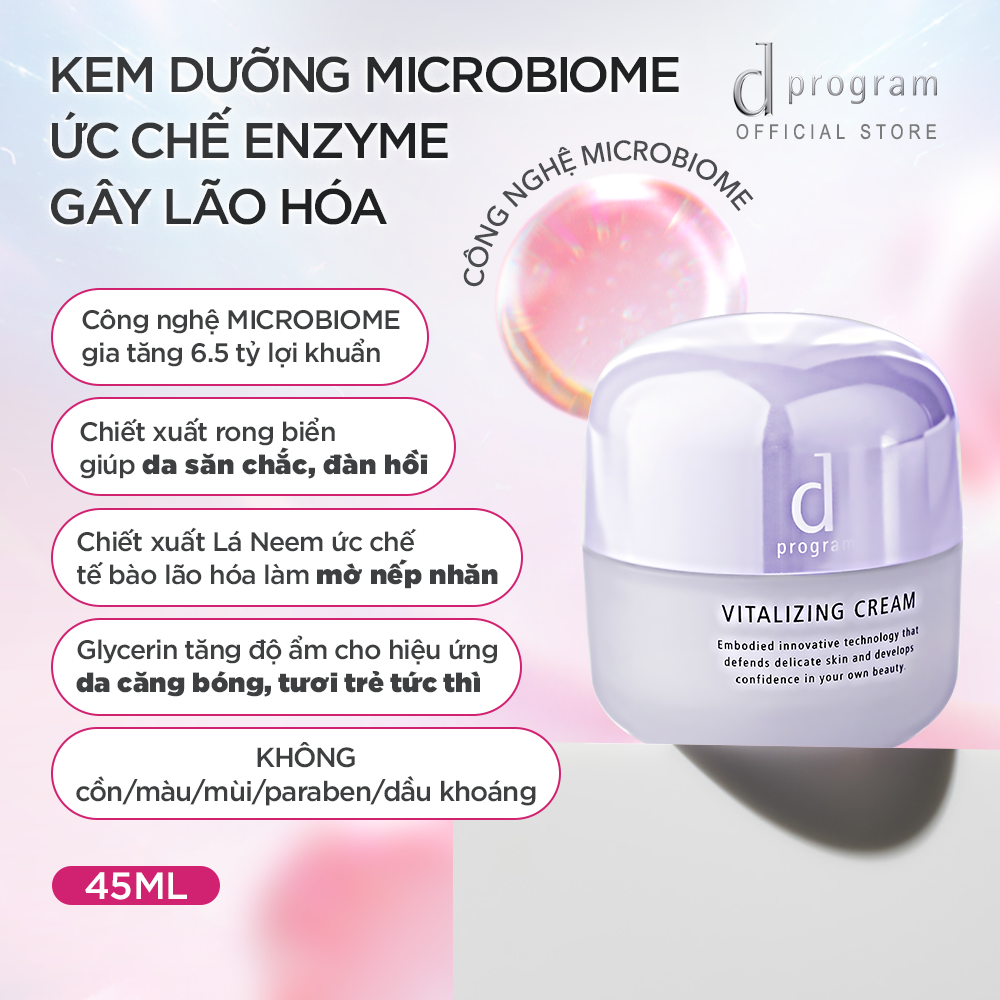 DEAL 10: KEM DƯỠNG NGĂN NGỪA LÃO HÓA D PROGRAM VITALIZING CREAM 45G