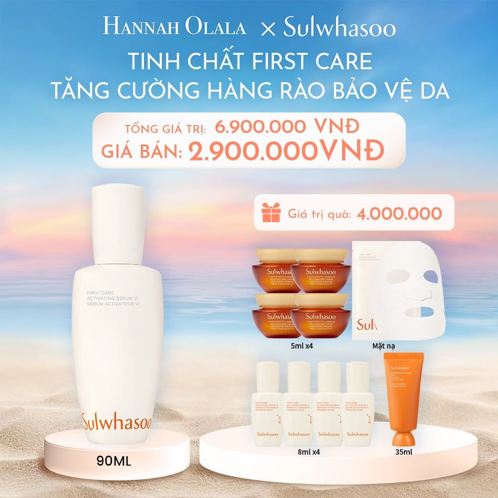 C62_DEAL 1: TINH CHẤT FIRST CARE TĂNG CƯỜNG HÀNG RÀO BẢO VỆ DA 90ML