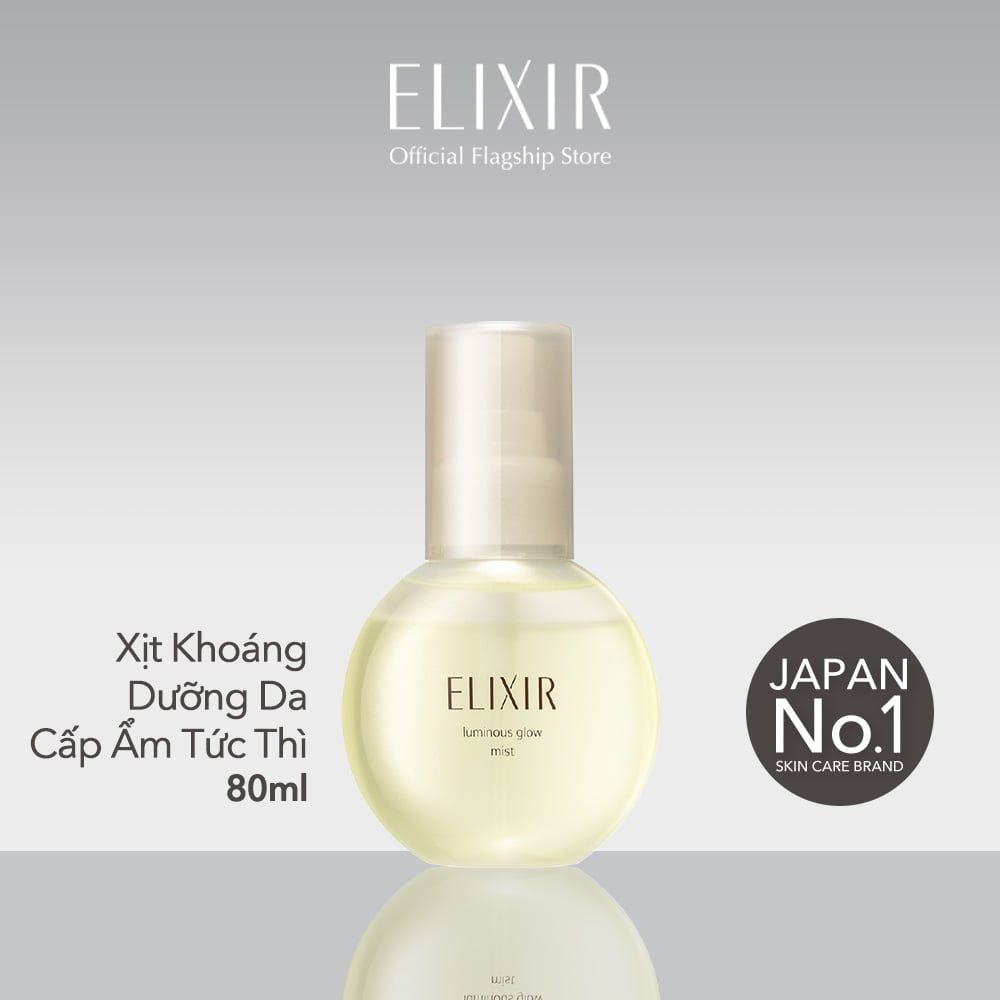 DEAL 19: XỊT KHOÁNG DƯỠNG ẨM TỨC THÌ ELIXIR SUPERIEUR LUMINOUS GLOW MIST 80ML