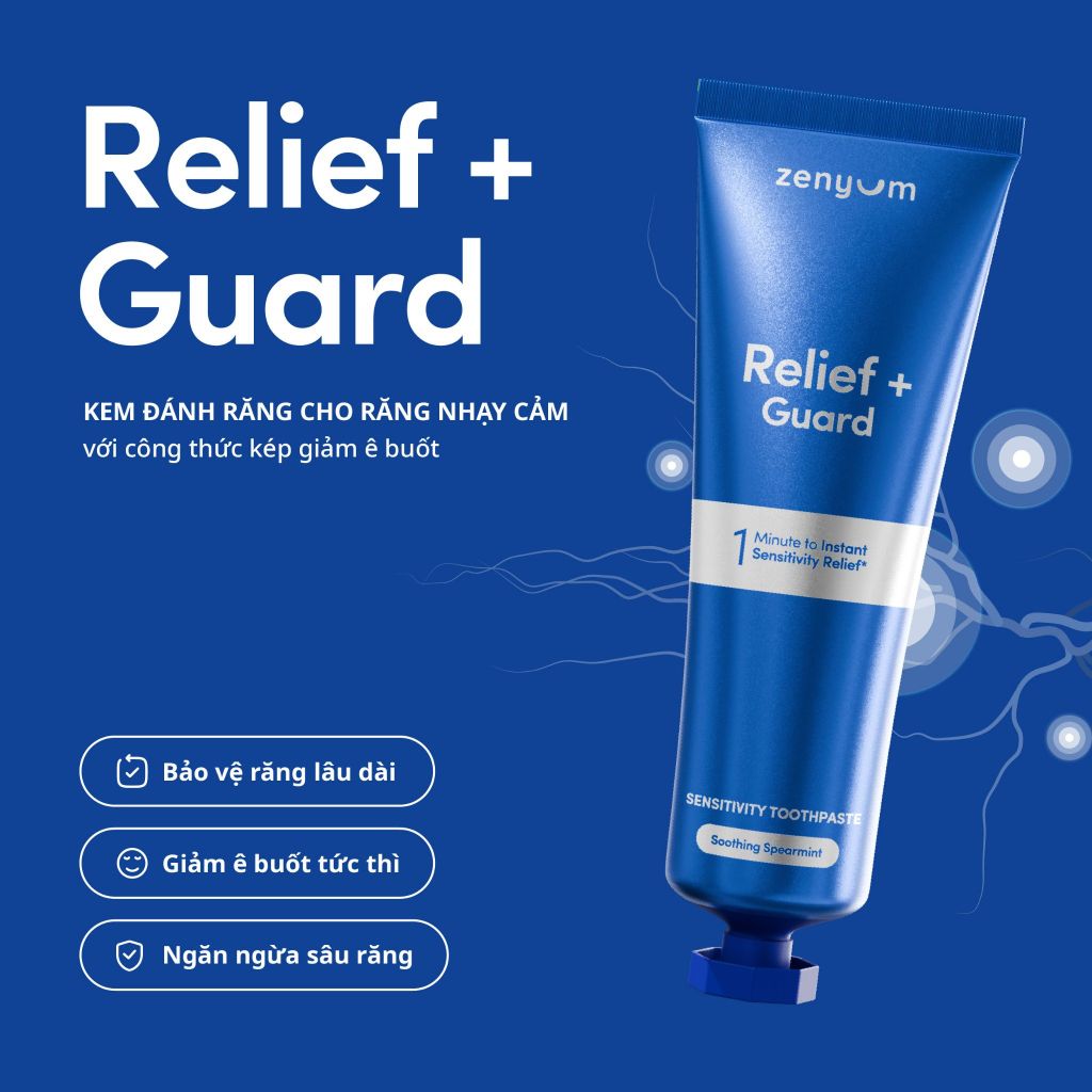 DEAL 6: COMBO 2 KEM ĐÁNH RĂNG ZENYUM PHỤC HỒI MEN / GIẢM Ê BUỐT / LÀM TRẮNG 100G