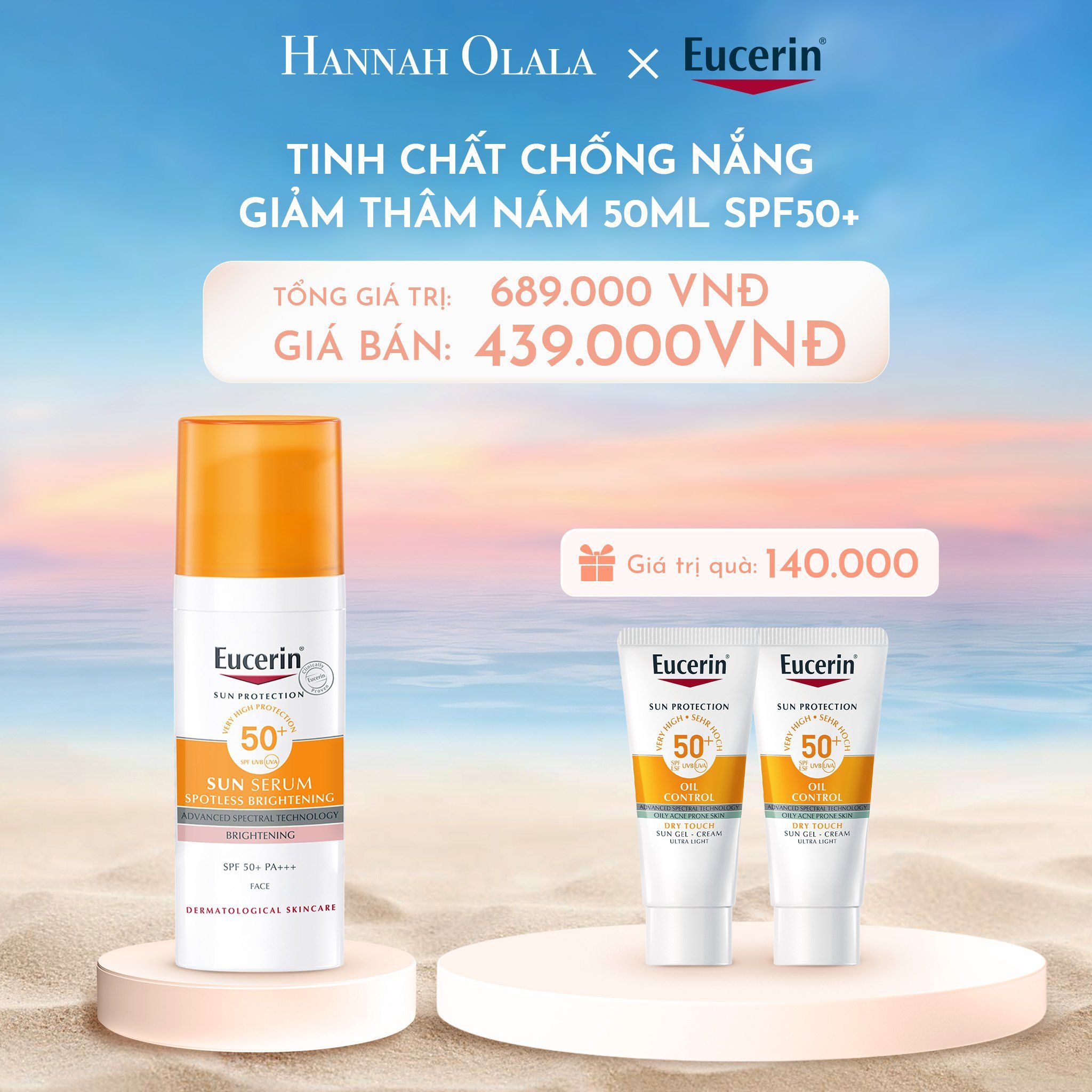 C786_DEAL 09: TINH CHẤT CHỐNG NẮNG GIẢM THÂM NÁM 50ML SPF50+