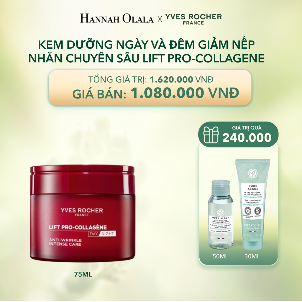 DEAL 22: KEM DƯỠNG NGÀY VÀ ĐÊM GIẢM NẾP NHĂN CHUYÊN SÂU LIFT PRO-COLLAGENE
