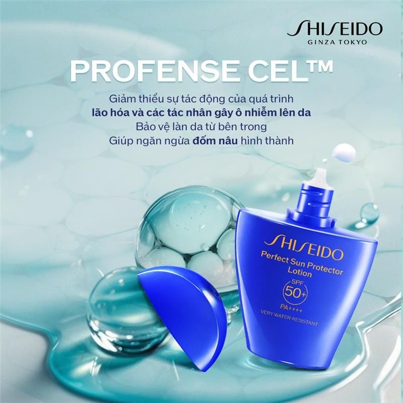 C28_DEAL 34: BỘ SỮA CHỐNG NẮNG GSC LOTION 50ML VÀ GSC LOTION SENSITIVE 50ML CHO DA NHẠY CẢM SHISEIDO