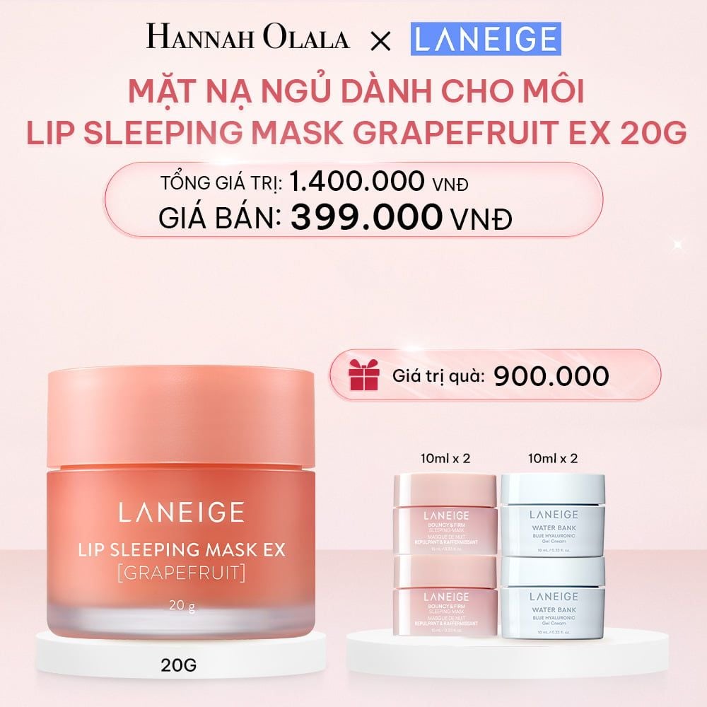 E262_DEAL 2: MẶT NẠ NGỦ DÀNH CHO MÔI LANEIGE LIP SLEEPING MASK 20G (CHỌN MÙI HƯƠNG)