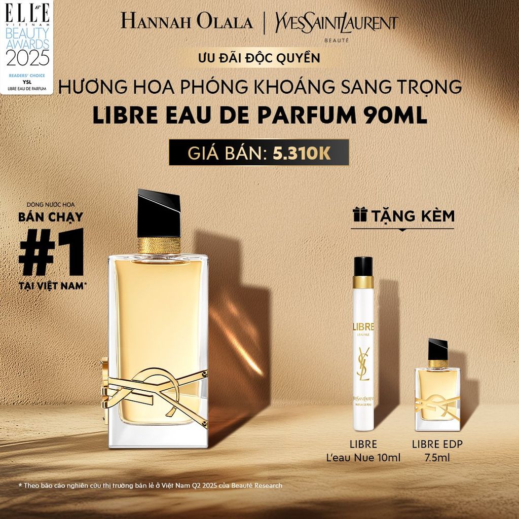 E561: DEAL 7: NƯỚC HOA YSL LIBRE EDP 90ML