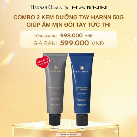 DEAL 3: COMBO 2 KEM DƯỠNG TAY HARNN 50G GIÚP ẨM MỊN ĐÔI TAY TỨC THÌ