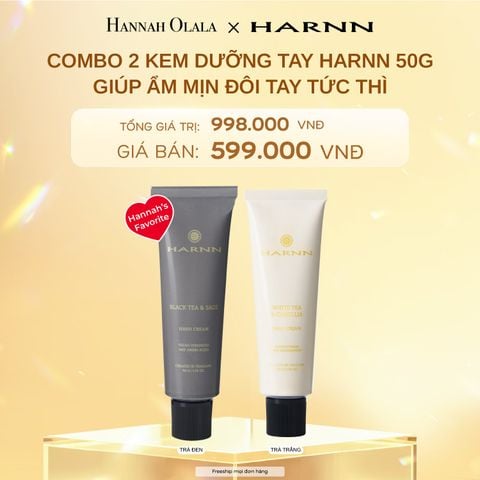 DEAL 3: COMBO 2 KEM DƯỠNG TAY HARNN 50G GIÚP ẨM MỊN ĐÔI TAY TỨC THÌ