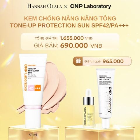 DEAL 48: KEM CHỐNG NẮNG NÂNG TÔNG CNP LABORATORY TONE-UP PROTECTION SUN SPF42/PA+++ 50ML