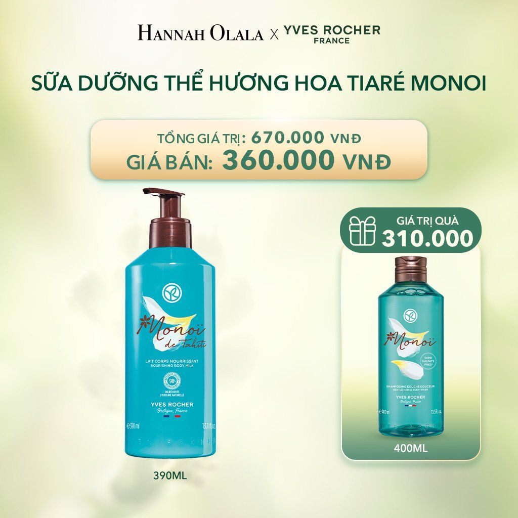 DEAL 8: SỮA DƯỠNG THỂ HƯƠNG HOA TIARÉ MONOI