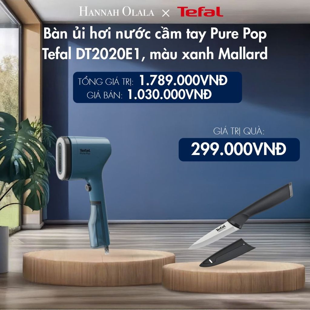 M141_DEAL 4: BÀN ỦI HƠI NƯỚC CẦM TAY PURE POP TEFAL
