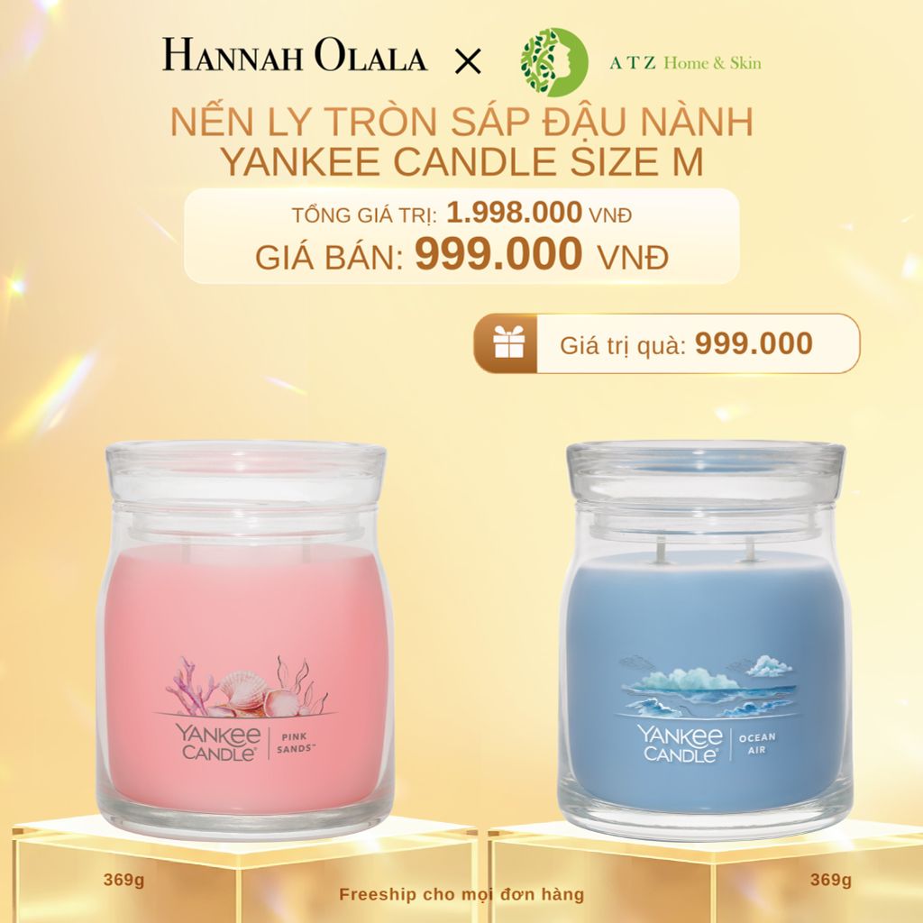 DEAL 5: MUA NẾN LY TRÒN SÁP ĐẬU NÀNH SIZE M (CHỌN THÊM MÙI NOTE TRONG GHI CHÚ)