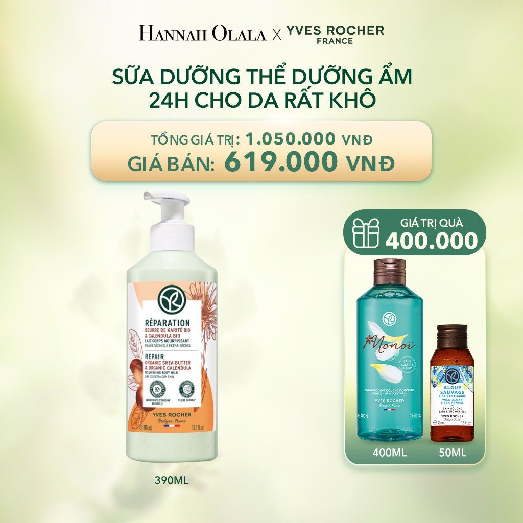 DEAL 9: SỮA DƯỠNG THỂ DƯỠNG ẨM 24H CHO DA RẤT KHÔ