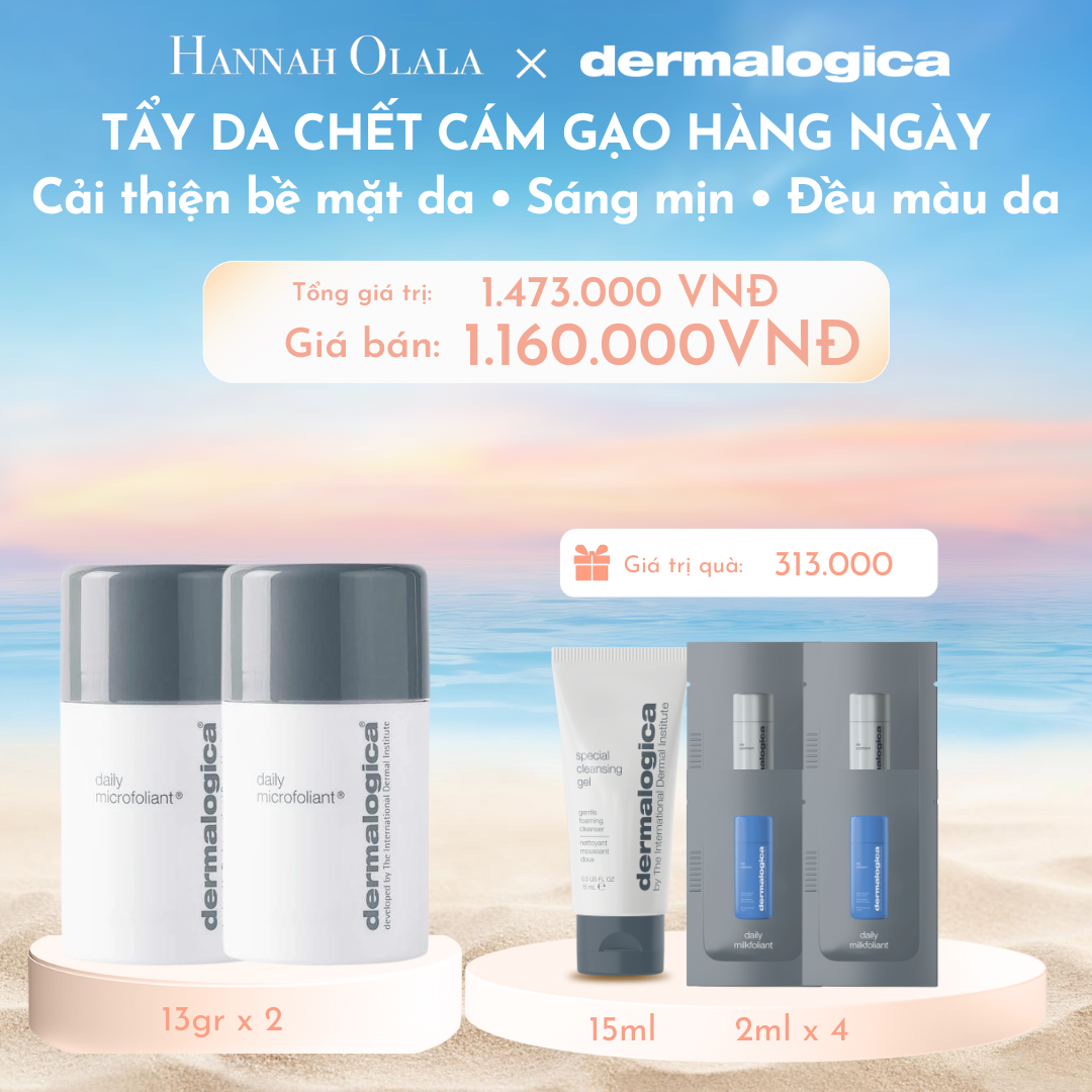 C809_DEAL 5: COMBO 2 TẨY DA CHẾT SÁNG MỊN – RẠNG RỠ DAILY MICROFOLIANT 13GR