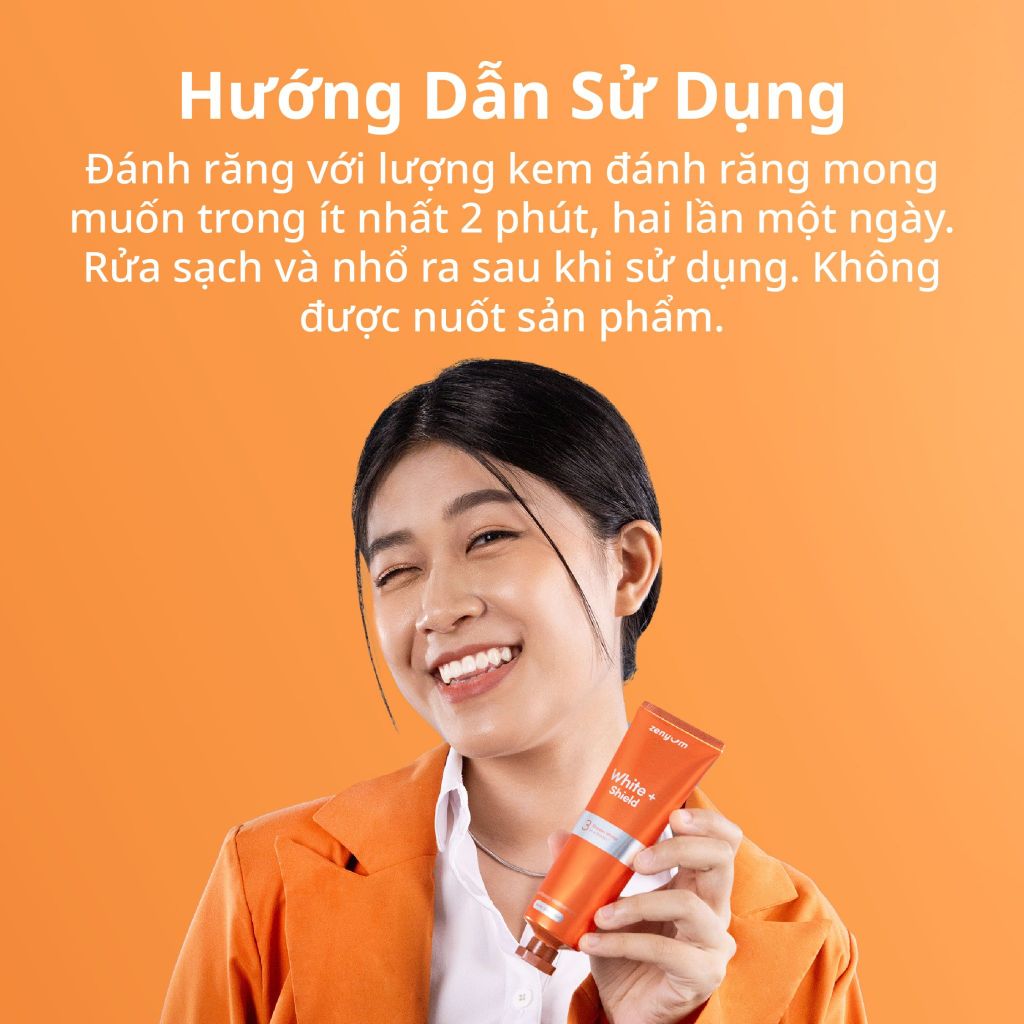 M200_DEAL 6: COMBO 2 KEM ĐÁNH RĂNG ZENYUM PHỤC HỒI MEN / GIẢM Ê BUỐT / LÀM TRẮNG 100G