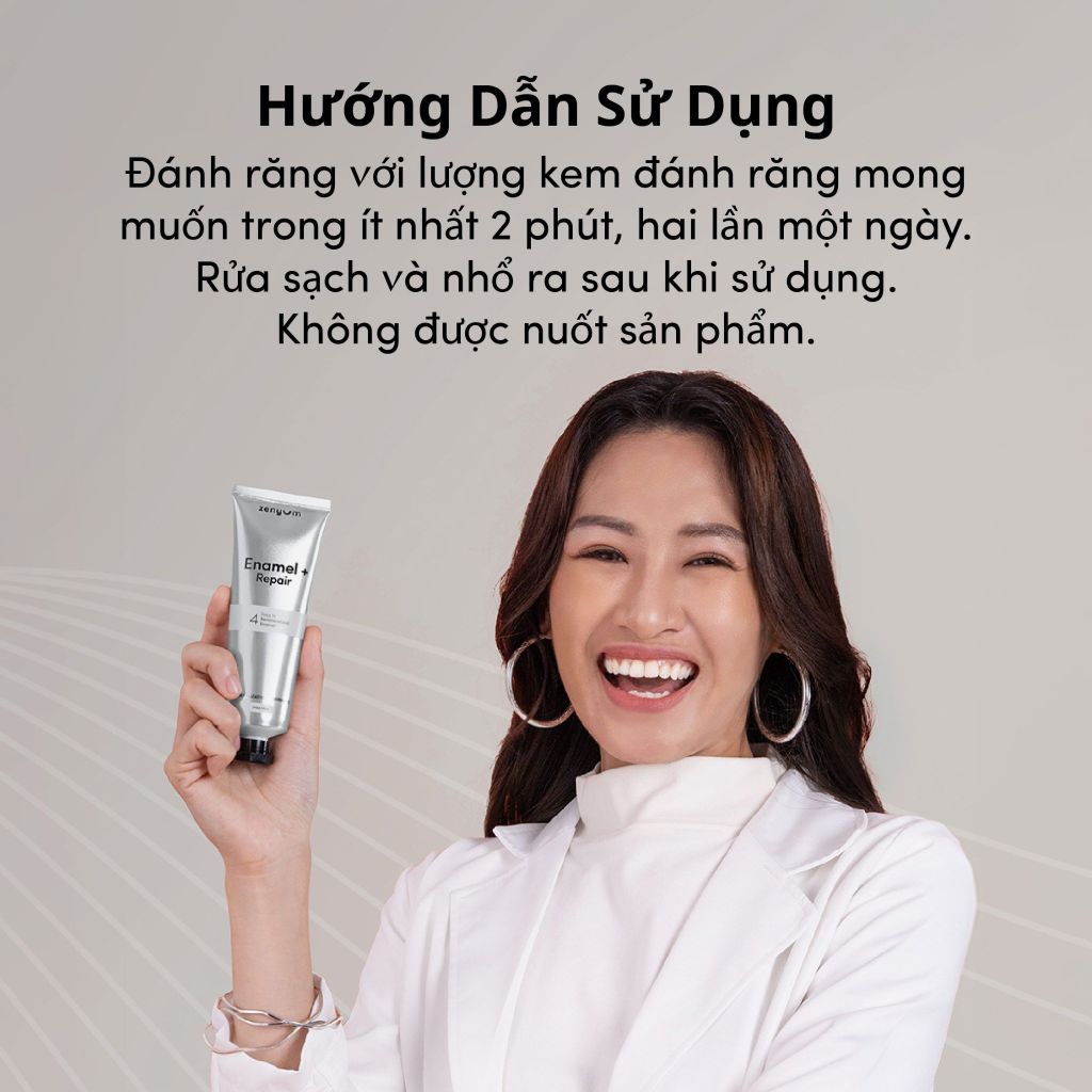 M200_DEAL 6: COMBO 2 KEM ĐÁNH RĂNG ZENYUM PHỤC HỒI MEN / GIẢM Ê BUỐT / LÀM TRẮNG 100G