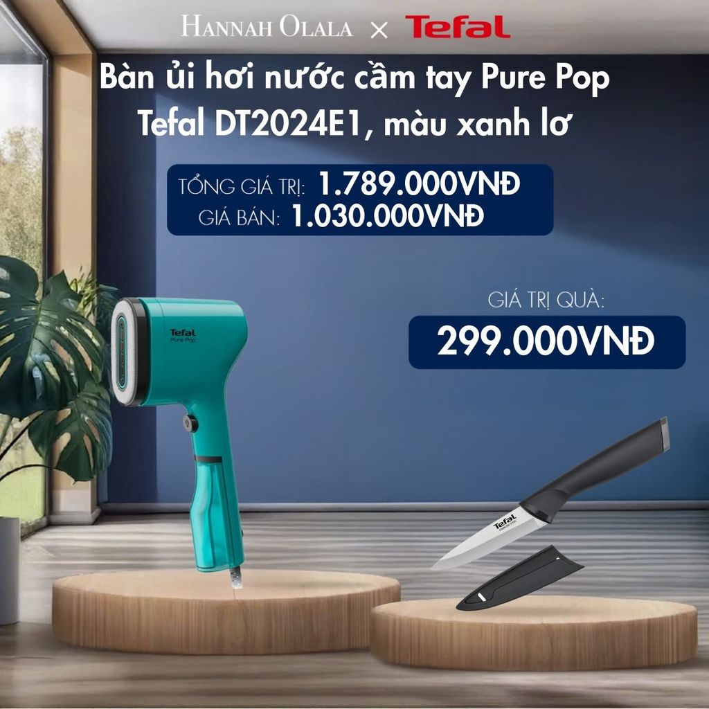 M141_DEAL 4: BÀN ỦI HƠI NƯỚC CẦM TAY PURE POP TEFAL