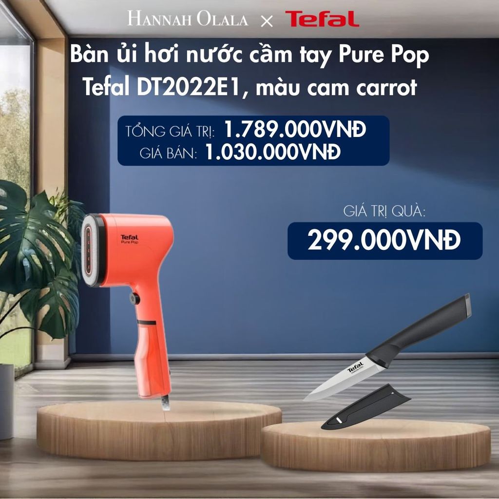 M141_DEAL 4: BÀN ỦI HƠI NƯỚC CẦM TAY PURE POP TEFAL