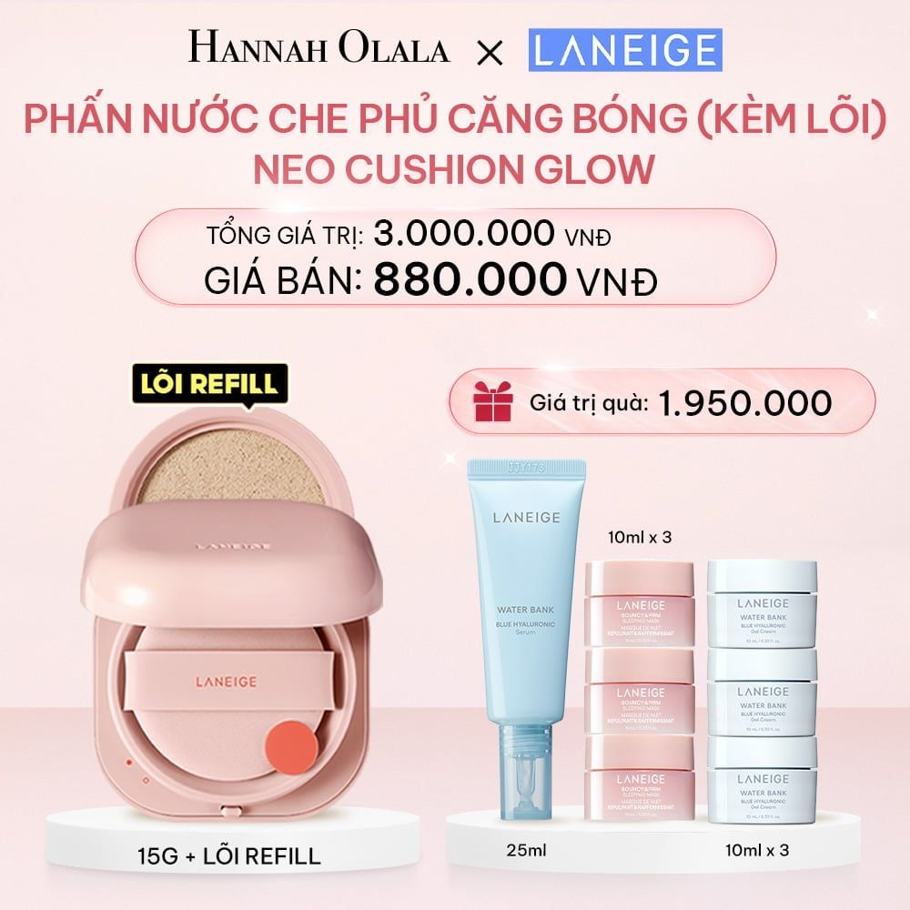 E269_DEAL 6A: PHẤN NƯỚC CHE PHỦ MUA 1 PHẤN NƯỚC CHE PHỦ MỊN LÌ, MỎNG NHẸ 50H NEO CUSHION MATTE (KÈM LÕI) CHỌN MÀU