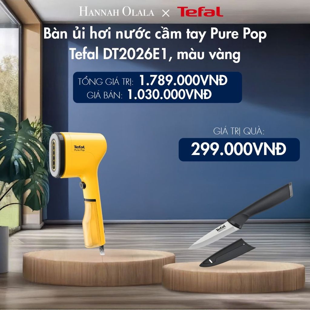 M141_DEAL 4: BÀN ỦI HƠI NƯỚC CẦM TAY PURE POP TEFAL