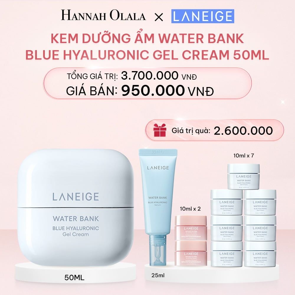 E275_DEAL 7: KEM DƯỠNG ẨM WATER BANK BLUE HYALURONIC GEL CREAM 50ML