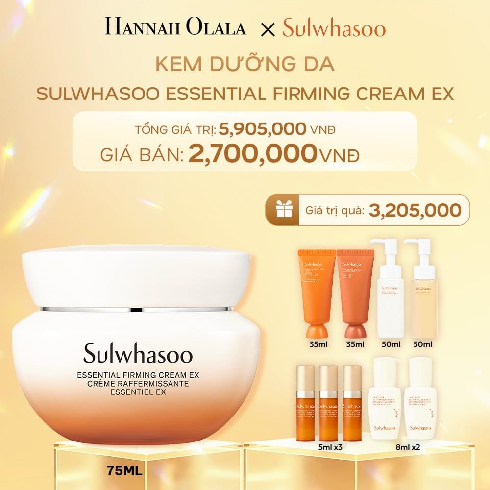 DEAL 8: KEM DƯỠNG DA ESSENTIAL FIRMING CREAM EX 75ML